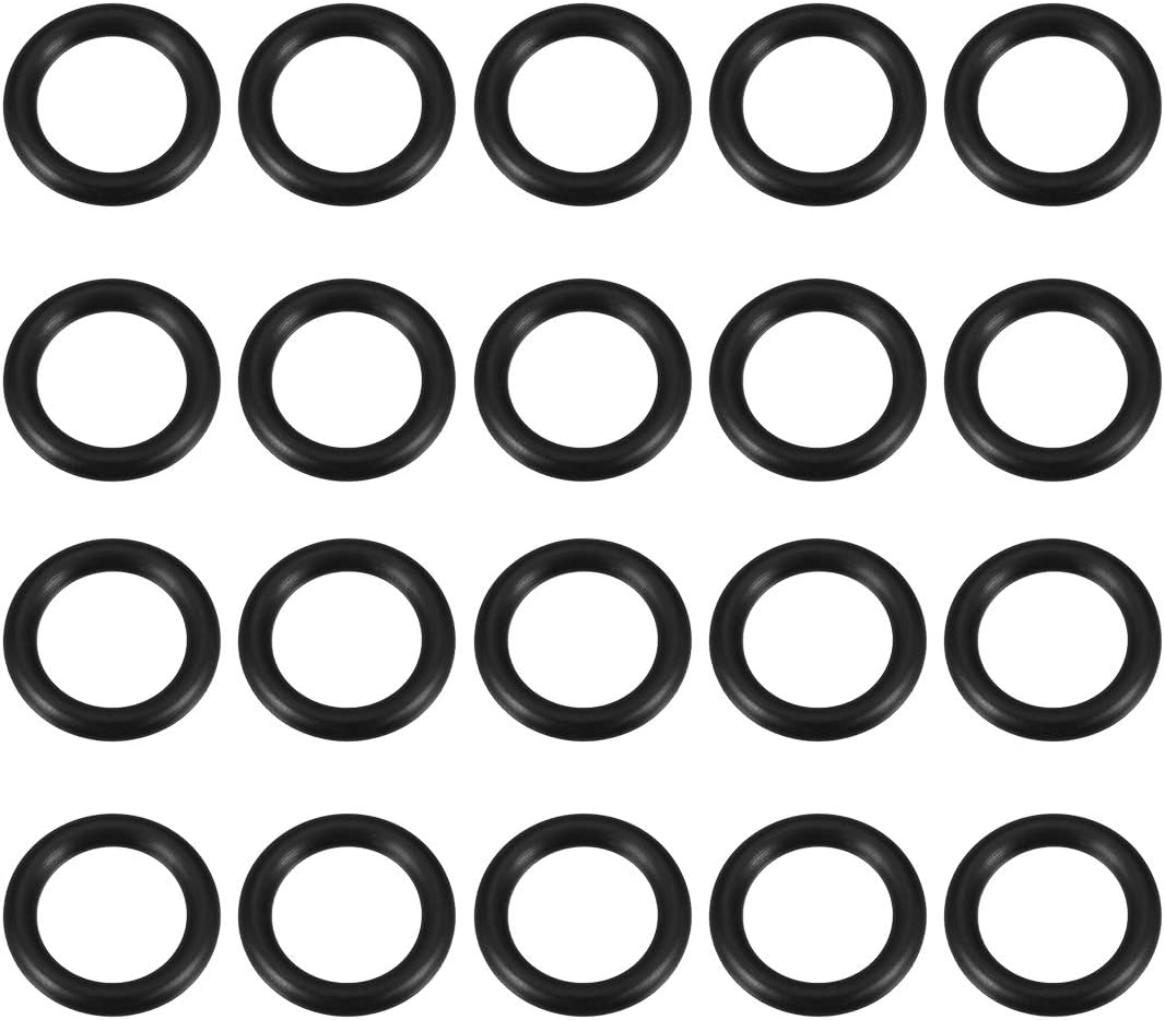 Nitrile Rubber O-Rings 24mm OD 17mm ID 3.5mm Width, Metric Nitrile Rubber Sealing Gasket for Automotive Machine Plumbing, Pack of 20