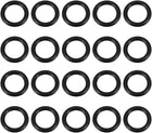 Nitrile Rubber O-Rings 24mm OD 17mm ID 3.5mm Width, Metric Nitrile Rubber Sealing Gasket for Automotive Machine Plumbing, Pack of 20