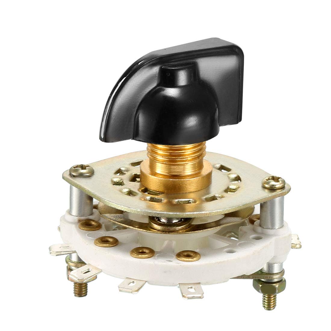 1P9T 1 Pole 9 Throw 1 Deck Band Channel Rotary Switch Selector with Plastic Knob