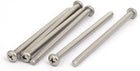 M5x80mm 316 Stainless Steel Phillips Round Pan Head Machine Screw Bolt 6pcs