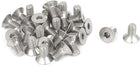 M6 x 12mm Metric Hex Socket Countersunk Flat Head Screw Bolts 30PCS