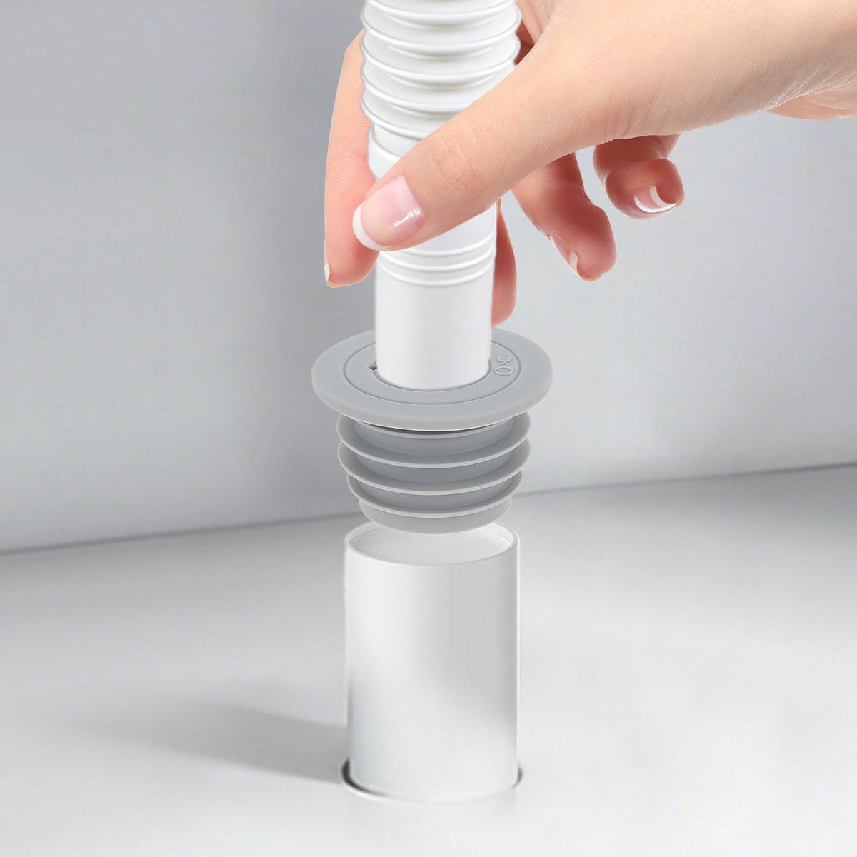 LinkMejor 2 Pz Tubo di Scarico Lavatrice Guarnizione, Spugna di Sfogo Tubo Lavatrice