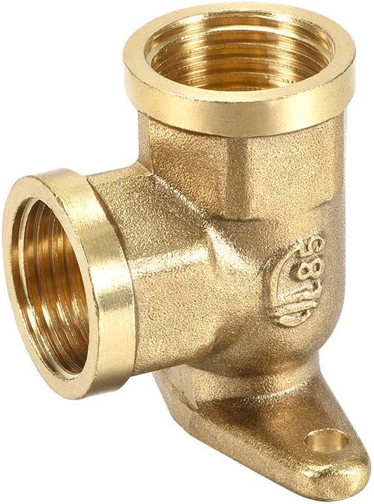 Brass Pipe Fitting 90 Degree Drop Ear Elbow G1/2 Female X G1/2 Female Crimp Fitting