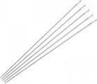 LinkMejor Beading Needles Fine Thin Long Straight Sewing Embroidery Threads Stainless Steel 2.17 Inch 50Pcs