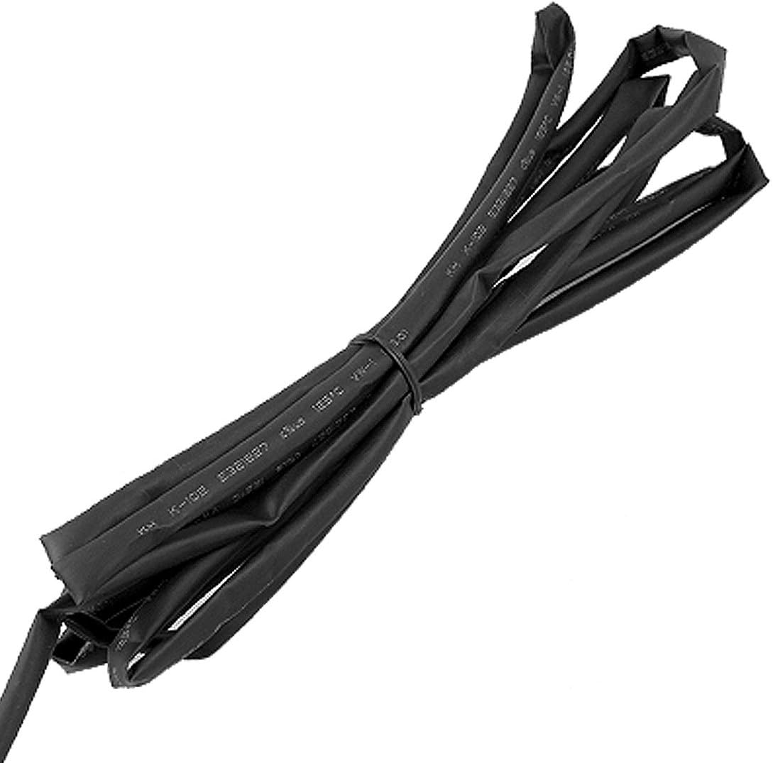 3 Meters Length Polyolefin Heat Shrink Shrinkable Tube Black