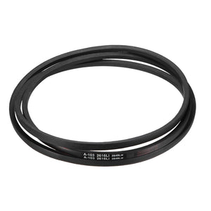 5Pcs A103 Classic Wrapped Rubber V-Belt, 105" Outside Circumference x 0.51" Width x 0.32" Height, A-Section Rubber Drive Belt