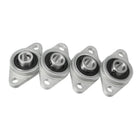 a17053100ux0131  a17053100ux0131 4pcs KFL08 8mm Zinc Alloy Self Aligning Pillow Block Flange Bearing, Zinc (Pack of 4)
