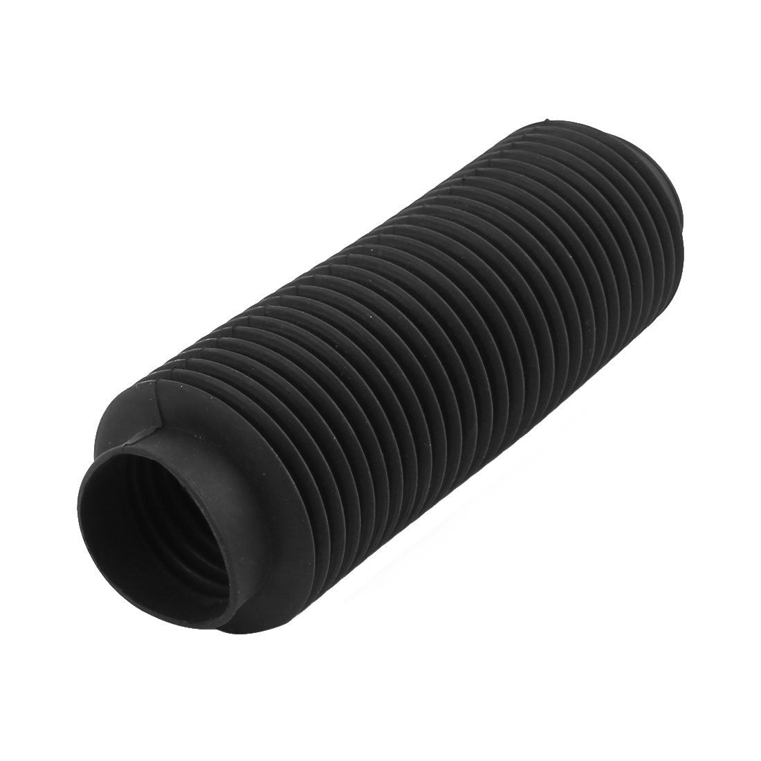 Black Mechanical Corrugated Sleeve Dust Cover Moulded Bellow 50mmx500mm