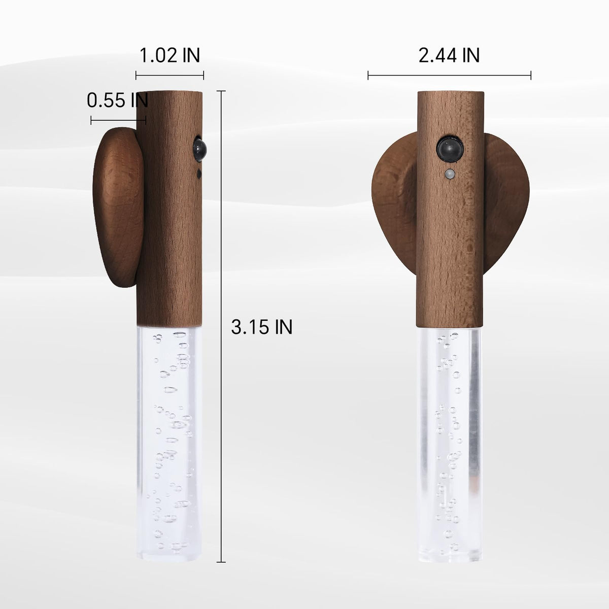 링크메이저 재충전 가능한 움직임 감지 벽 팡스, 워터넛 나무, 2 팩
