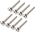 M6x50mm Furniture Bolts Hex Socket Screws Fastener Carbon Steel 8pcs