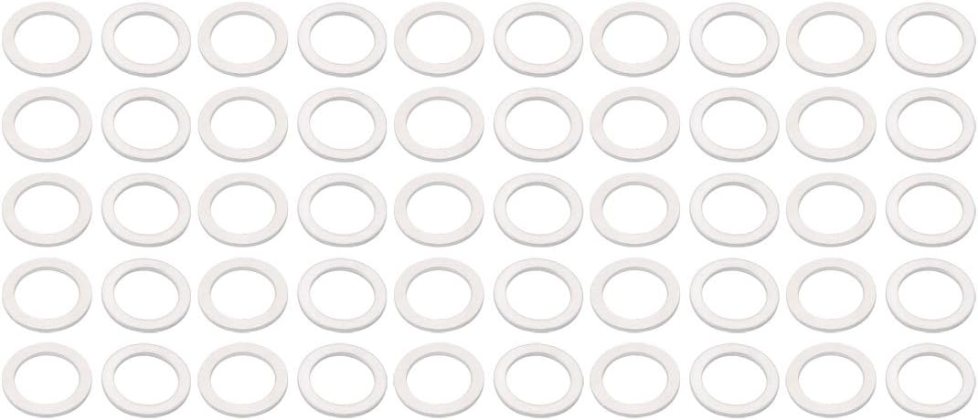 14mmx20mmx1.2mm Motorcycle Hardware Drain Plug Crush Aluminum Washer Seal 50pcs