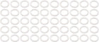 14mmx20mmx1.2mm Motorcycle Hardware Drain Plug Crush Aluminum Washer Seal 50pcs