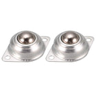 Ball Transfer Bearing Unit 14mm Flange Mounted for Transmission Pack of 2