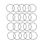 Nitrile Rubber O-Rings, 53mm OD 50mm ID 1.5mm Width, Metric Sealing Gasket, Pack of 20