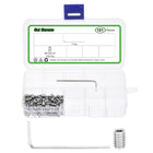 Socket Set Grub Screws,100PCS #8x1/4-304 Stainless Steel Hex Socket Cup Point Allen Screws with Hex Wrench for Repairing Door Handles, Faucet (Silver)
