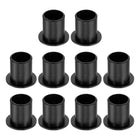 10Pcs Flanged Sleeve Bearing, Plastic Bushing ID 12mm x OD 14mm x Length 17mm POM Bushing, Black