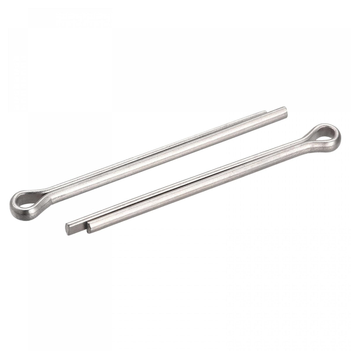 Split Cotter Pin, 3mm x 40mm 316 Stainless Steel Clip Fastener Fitting for Automotive, Mechanics, Silver Tone, 25Pcs
