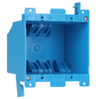 LinkMejor 2-Gang PVC Vecchia Lavorazione Cassa Elettrica da Retrofit Muro, per Interruttore/Spina