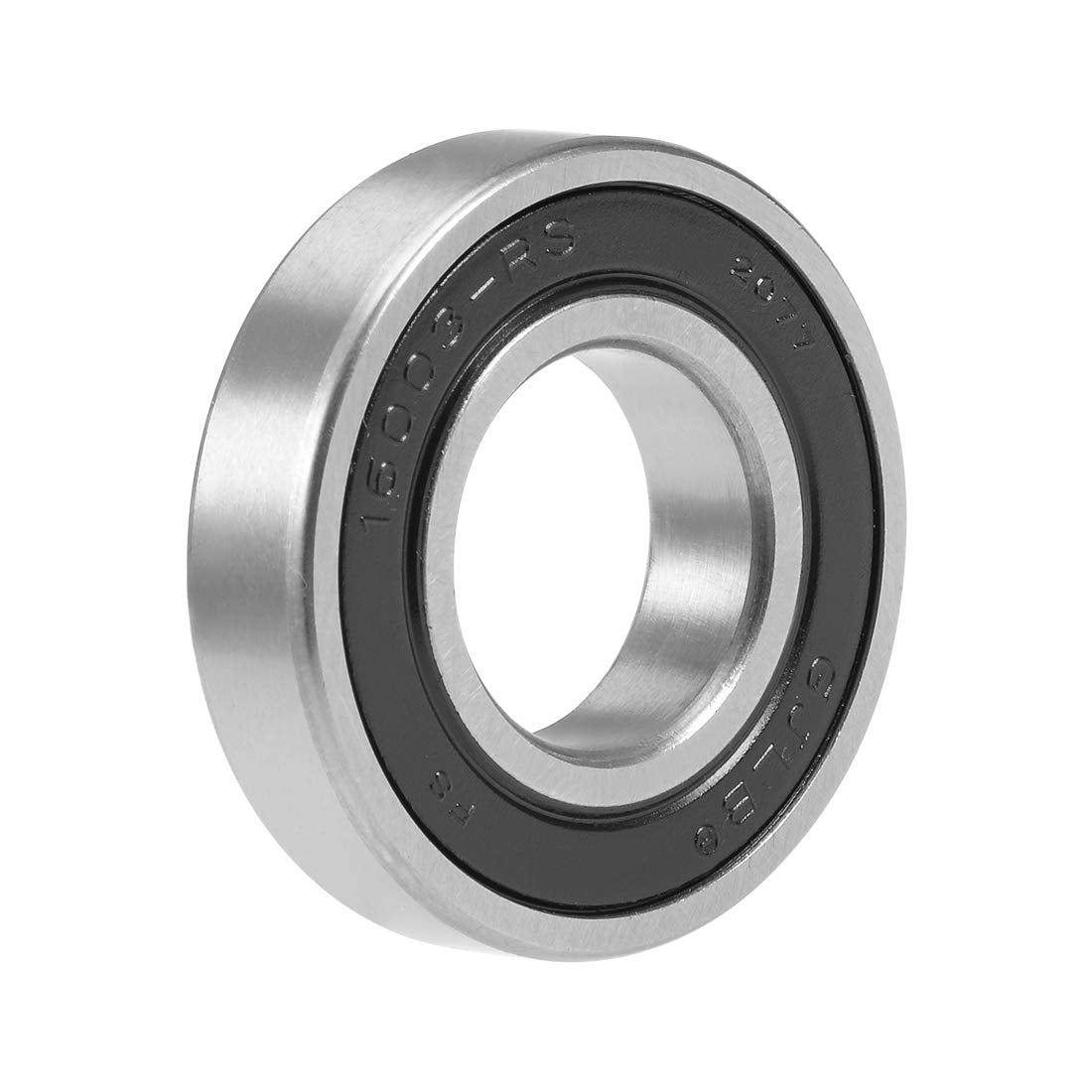16003-2RS Deep Groove Ball Bearing 17x35x8mm Double Sealed Chrome Steel Bearings 1-Pack