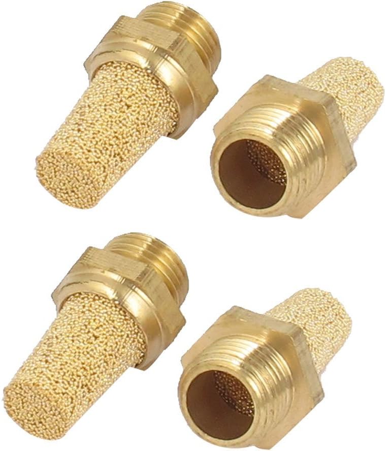 1/8BSP Thread Pneumatic Air Exhaust Silencer Muffler 4pcs
