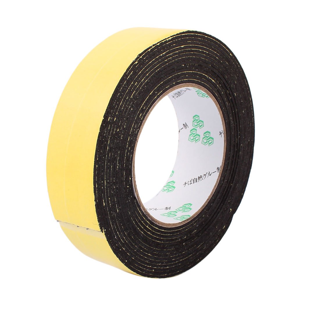 35mm x 2mm Single Sided Self Adhesive Shockproof Sponge Foam Tape 5M Length for Door Window