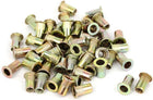 M5x13mm Knurled Body Flat Head Blind Rivet Nuts Nutserts 50pcs