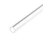 3pcs Clear Rigid PVC Pipe 1/4" ID x 5/16" OD x 1.6ft, 0.04" Wall Round Tube Tubing