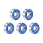 S608-2RS Stainless Steel Ball Bearing 8x22x7mm Double Sealed 608RS Bearings 5-Pack