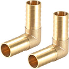 19mm Barb Brass Hose Fitting 90 Degree Elbow Pipe Connector Coupler Tubing 2pcs