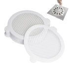 60 Pack Disposable Shower Drain Hair Catcher Hair Trap Drain Covers 4.4” Extra-Wide Mesh Hair Catcher for Shower, Sink, Laundry & Bathtub