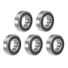 6002-2RS Deep Groove Ball Bearing 15x32x9mm Double Sealed ABEC-1 Bearings 5-Pack