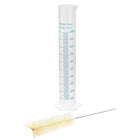 Plastic Graduated Cylinder, 1000ml Measuring Cylinder with 1 Brush, 2in1 Set for Science Lab