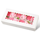 Cajas de galletas LinkMejor con ventana, 12x5.5x2.5 pulgadas, 20 unidades