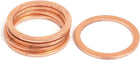 5pcs 22mmx27mmx1.5mm Copper Flat Ring Sealing Crush Washer Gasket