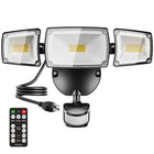 Luces de seguridad con sensor de movimiento para exteriores, 55W, con conexión inalámbrica, luz de inundación