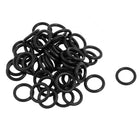 50 Pcs Black Silicone O Ring Seal Washers 13mm x 9mm x 2mm