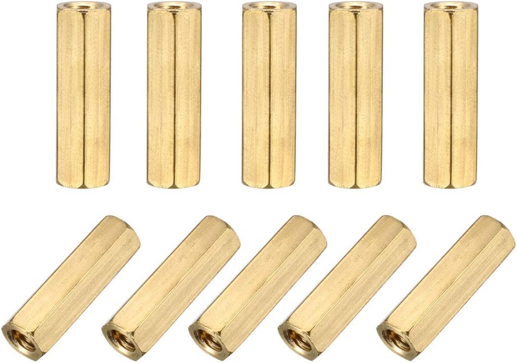 M4x20 Female-Female Hex Brass PCB Motherboard Spacer Standoff for FPV Drone Quadcopter, Computer & Circuit Board 25pcs