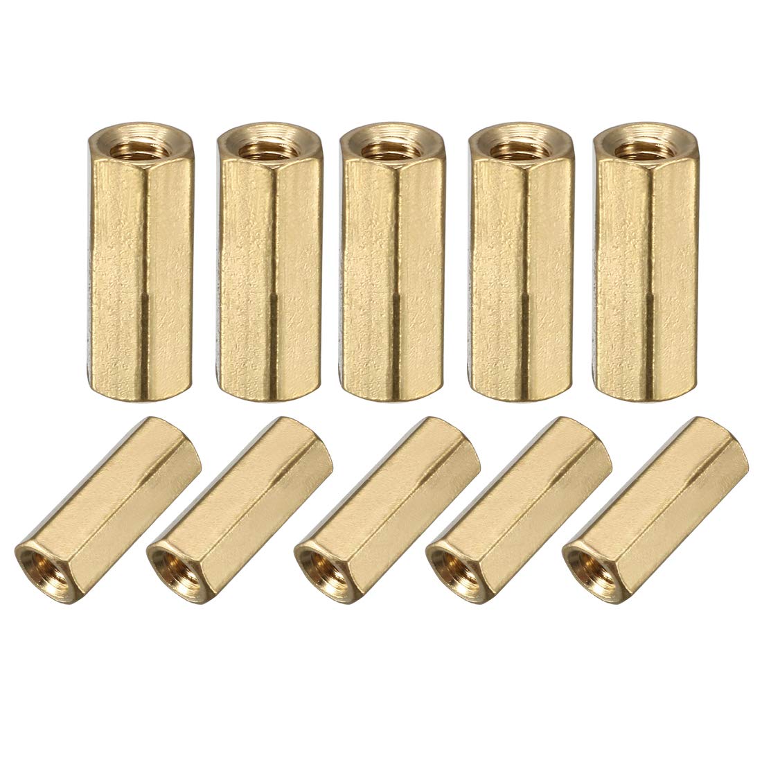 M3x12 Female-Female Hex Brass PCB Motherboard Spacer Standoff for FPV Drone Quadcopter, Computer & Circuit Board 35pcs
