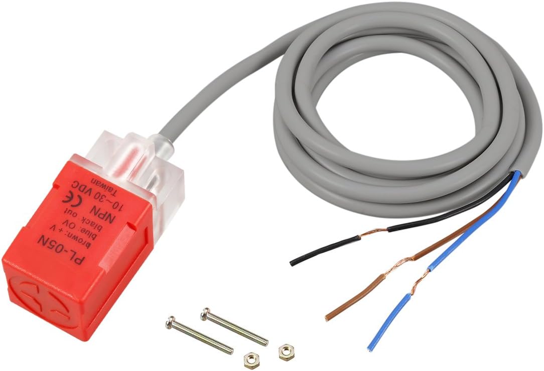 DC10-30V 200mA 3-Wire 5mm Detection Inductive Proximity Sensor Switch NPN NO PL-05N