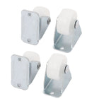 - a15061700ux0361 Office Chair Trolley Carts 25mm PP Wheel Top Plate Fixed Caster 4pcs