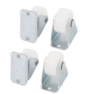 - a15061700ux0361 Office Chair Trolley Carts 25mm PP Wheel Top Plate Fixed Caster 4pcs