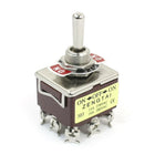 a14052300ux0655 AC 380V 10A ON-Off-ON 3 Positions 9 Pin Latching Toggle Switch 3PDT