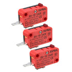 3PCS XV-15-1A25 SPST NO 2 Pole Push Button Action Micro Switches for Microwave Oven Door