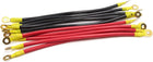 10pcs Red Black 24cm Length Battery Wire Power Transfer Cable for Car