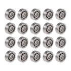 681 Deep Groove Ball Bearings 1mm Inner Dia 3mm OD 1mm Bore Open Type Chrome Steel Z2 20pcs