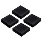 4pcs Rubber Anti-Vibration Pads Hard Pad, 50mm Square Vibration Isolation Mats, 15mm Thickness Non-Slip Rubber Blocks, Anti-Skid Anti Noise for HVAC, Compressor, Air Conditioner