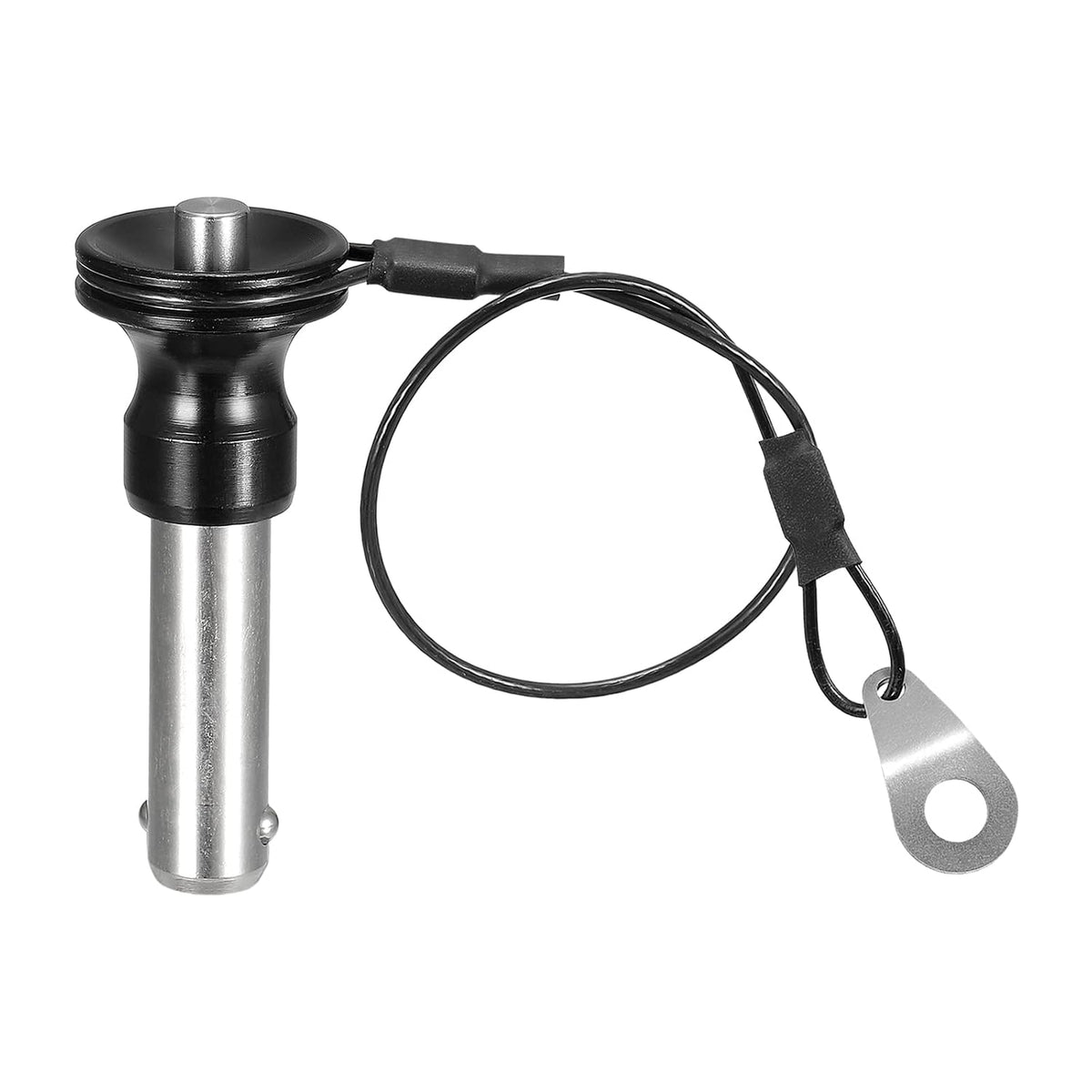 Kugellager-Sicherungsstifte mit Knopfgriff, 304 Edelstahl Push-Button Schnellspannstift mit 21cm Kabel (6mm-36mm)