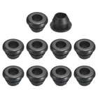 58 Pcs Rubber Grommets, 5mm ID 7mm Drill Hole Double Sided Hollow Firewall Hole Plugs Round Electrical Wiring Gasket, Black