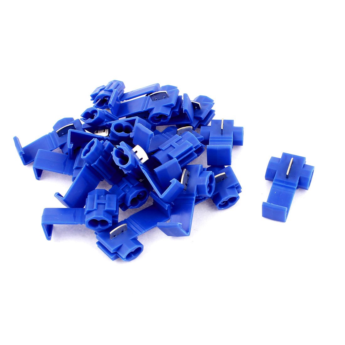 18-14AWG Insulated Wire Quick Connector Cable Adapter with 20 Piece, Blue