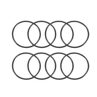Nitrile Rubber O-Rings, 70mm OD 64mm ID 3mm Width, Metric Sealing Gasket, Pack of 8